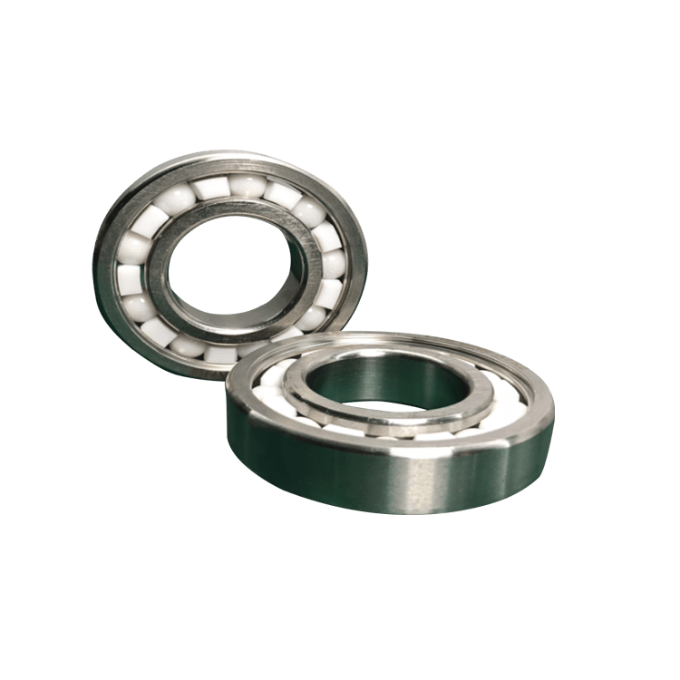 304不锈钢混合陶瓷球轴承-深沟球轴承-304/SI3N4/PTFE