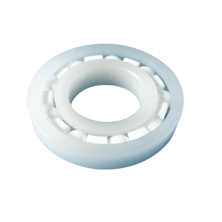 PVDF耐腐蚀塑料深沟球轴承 PVDF/PVDF/ZRO2