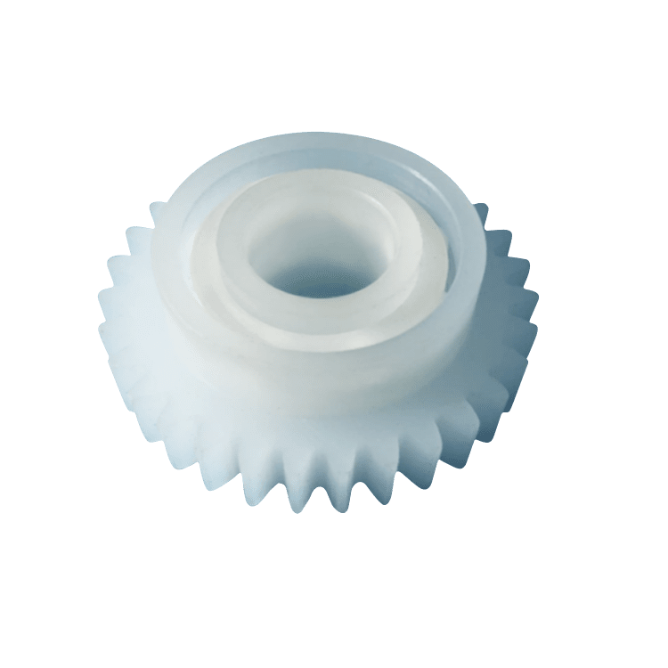 PVDF耐腐蚀塑料深沟球轴承带齿轮 PVDF/PTFE/GLASS