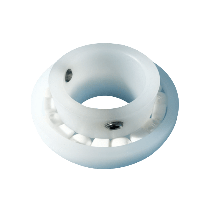 PVDF耐腐蚀塑料外球面球轴承 PVDF/PTFE/ZRO2