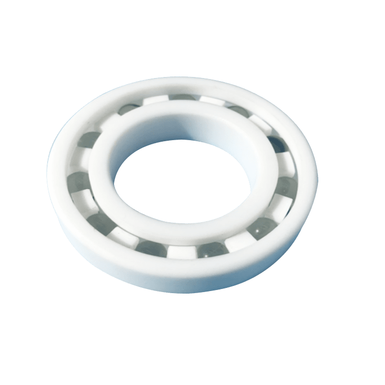 PTFE耐腐蚀塑料深沟球轴承 PTFE/PTFE/玻璃